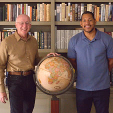 Professor Terrence Nathan and Ph.D. student William Turner IV of the UC Davis Department of Land, Air and Water Resources